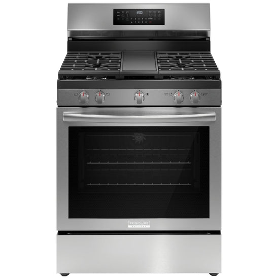 Frigidaire Gallery 30" Gas Range with No Preheat + Air Fry - GCRG3060BF