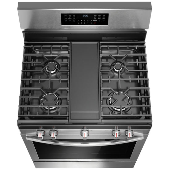 Frigidaire Gallery 30" Gas Range with No Preheat + Air Fry - GCRG3060BF