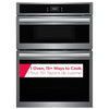 Frigidaire 30 Inch Combination Electric Wall Oven, Stainless Steel - GCWM3067AF