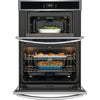 Frigidaire 30 Inch Combination Electric Wall Oven, Stainless Steel - GCWM3067AF