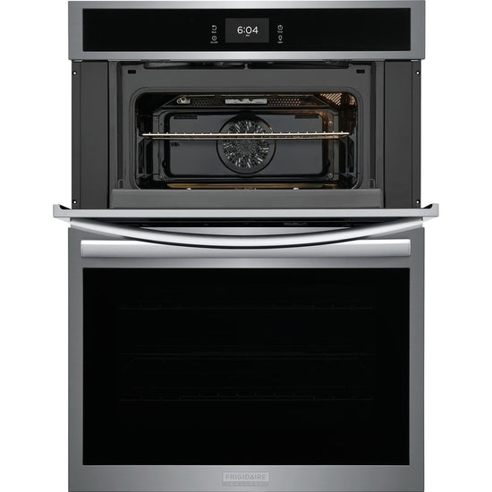 Frigidaire 30 Inch Combination Electric Wall Oven, Stainless Steel - GCWM3067AF