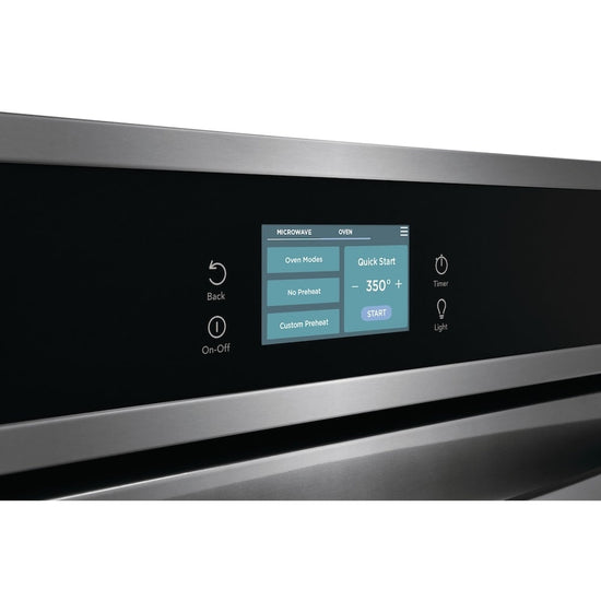 Frigidaire 30 Inch Combination Electric Wall Oven, Stainless Steel - GCWM3067AF