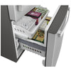 GE 33 Inch Bottom Freezer Refrigerator, Stainless Steel - GDE25EYKFS