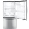 GE 33 Inch Bottom Freezer Refrigerator, Stainless Steel - GDE25EYKFS