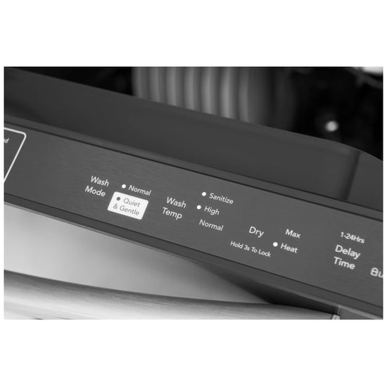 Frigidaire 24 Inch Built-In Top Control Dishwasher, Stainless Steel - GDPH4525AF