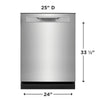 Frigidaire 24 Inch Built-In Dishwasher with 52 dB - GDPP4515AF
