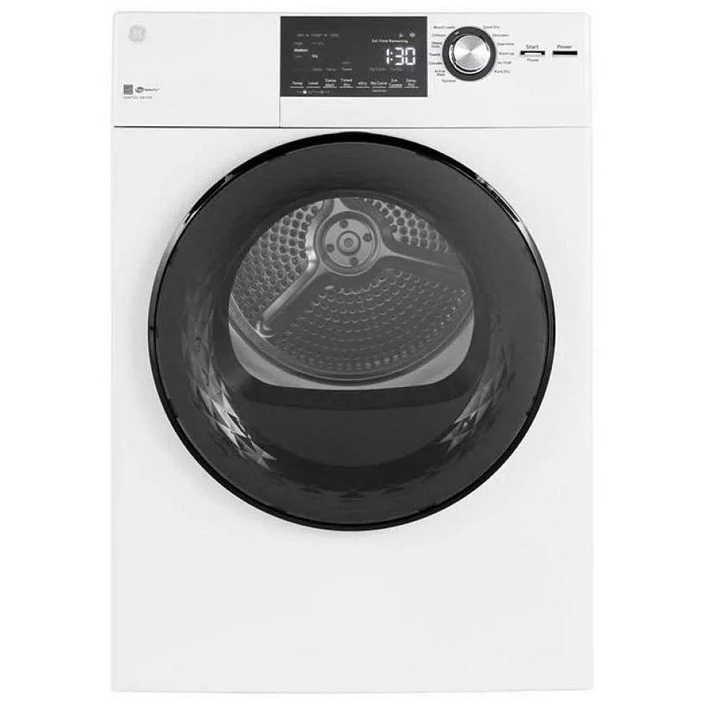 GE 24 IN 4.1 CU FT. WHITE VENTED ELECTRIC DRYER - GFD14JSINWW