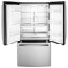 GE 25.6 cu. ft. French Door Refrigerator, Fingerprint Resistant Stainless Steel - GFE26JYMFS