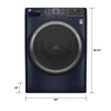 GE 4.8 cu. ft. Smart Sapphire Blue Front Load Washer - GFW550SPRRS