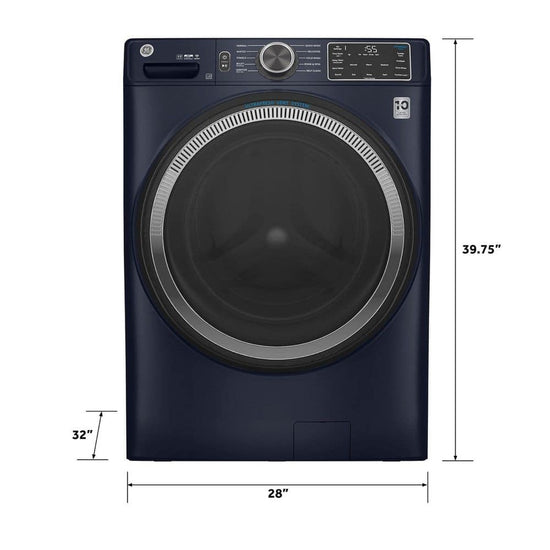 GE 4.8 cu. ft. Smart Sapphire Blue Front Load Washer - GFW550SPRRS