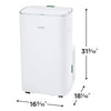 Frigidaire 10,500 BTU DOE Portable Air Conditioner with Dehumidifier and WiFi - GHPC142AA1