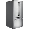 GE 30 Inch French Door Refrigerator with 20.8 cu. ft. Capacity, Stainless Steel - GNE21DYRKFS