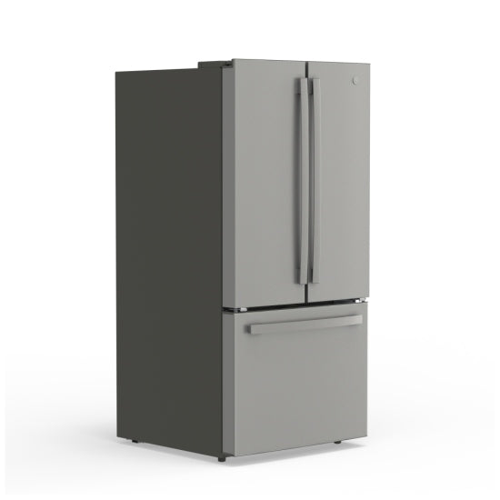 GE 33 Inch 24.8 cu. ft. French Door Refrigerator, Stainless Steel - GNE25DYRKFS