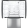 GE 33 Inch French Door Refrigerator with 24.7 Cu. Ft. Capacity, Stainless Steel - GNE25JYKFS