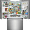 Frigidaire Gallery 36 Inch French Door Refrigerator with 23.3 cu. ft. Capacity, Stainless Steel - GRFG2353AF
