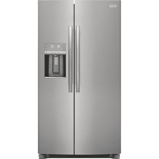Frigidaire Gallery 36 Inch Side-by-Side Refrigerator, 25.6 cu. ft., Stainless Steel - GRSS2652AF