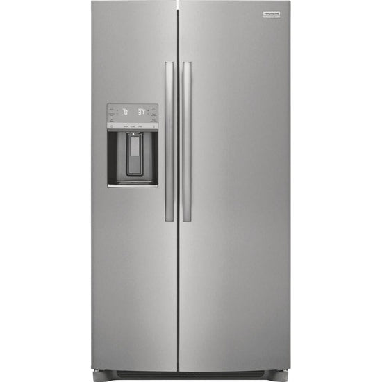 Frigidaire Gallery 36 Inch Side-by-Side Refrigerator, 25.6 cu. ft., Stainless Steel - GRSS2652AF