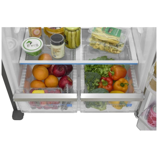 Frigidaire 30 Inch Top Freezer Refrigerator, 20 Cu. Ft., Stainless Steel - GRTE2055AF
