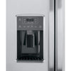 GE 23.0 cu. ft. Side-by-Side Refrigerator, Fingerprint Resistant Stainless Steel - GSS23GYPFS