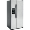 GE 23.0 cu. ft. Side-by-Side Refrigerator, Fingerprint Resistant Stainless Steel - GSS23GYPFS