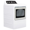 GE 7.2 cu. ft. Top Load Electric Dryer with SaniFresh Cycle, White - GTD49EBMRWS