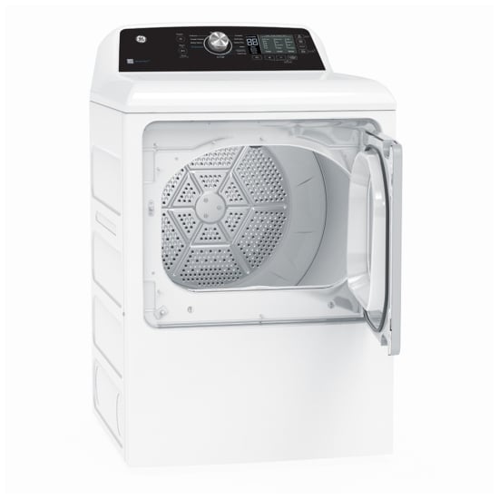 GE 7.4 cu. ft. Top Load Gas Dryer with SaniFresh Cycle, White - GTD68GBMRWS