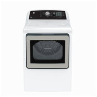 GE 7.4 cu. ft. Top Load Gas Dryer with SaniFresh Cycle, White - GTD68GBMRWS