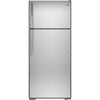 GE 30-inch Top Freezer Refrigerator, 18 cu. ft., Stainless Steel - GTE18FSLKSS