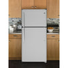 GE 30-inch Top Freezer Refrigerator, 18 cu. ft., Stainless Steel - GTE18FSLKSS