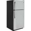 GE 30-inch Top Freezer Refrigerator, 18 cu. ft., Stainless Steel - GTE18FSLKSS