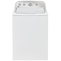 GE 4.9 Cu. Ft. High Efficiency Top Load Agitator Washer, White - GTW451BMRWS