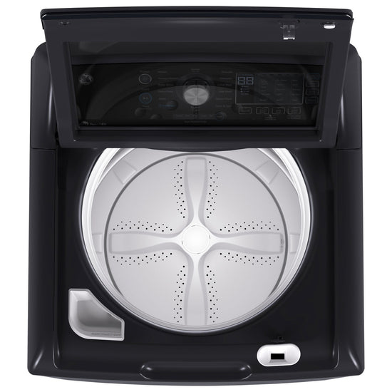 GE 5.3 Cu. Ft. High Efficiency Top Load Washer, Diamond Grey - GTW690BMTDG