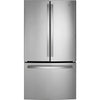 GE 36 Inch Counter-Depth French Door Refrigerator, 21.9 cu. ft., Fingerprint Resistant Stainless - GWE22JYMFS
