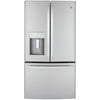GE 22.1 cu. ft. Counter-Depth French Door Refrigerator, Stainless Steel - GYE22GYNFS