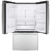 GE 22.1 cu. ft. Counter-Depth French Door Refrigerator, Stainless Steel - GYE22GYNFS
