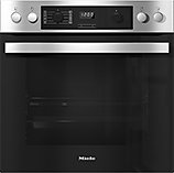 Miele 24 Inch Convection Oven + Electric Cooktop Bundle - H2265-1E_KM6002 BUN