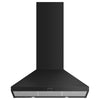 Fisher & Paykel 36 Inch Pyramid Chimney Wall Range Hood, Black - HC36PCB1