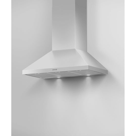 Fisher & Paykel 36 Inch Pyramid Chimney Wall Range Hood, Stainless Steel - HC36PCX1