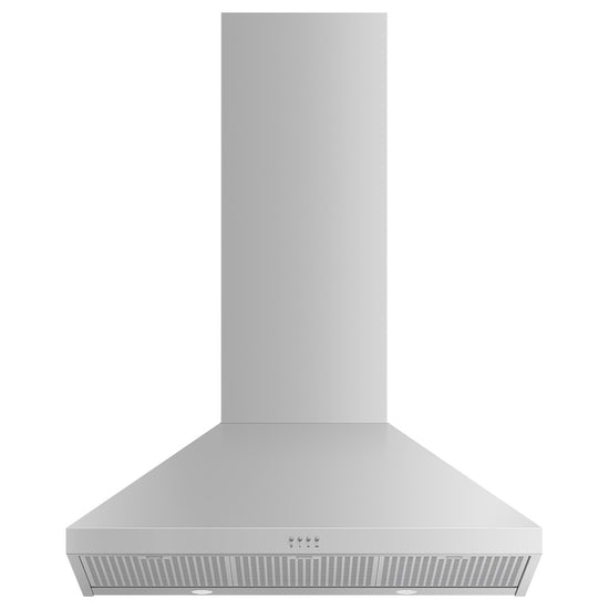 Fisher & Paykel 36 Inch Pyramid Chimney Wall Range Hood, Stainless Steel - HC36PCX1
