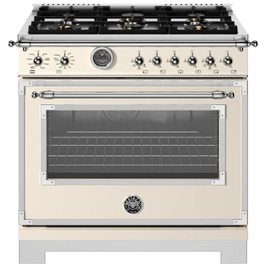 Bertazzoni HER366BCFEPAVT Dual Fuel Range, 5.7 cu. ft. Capacity