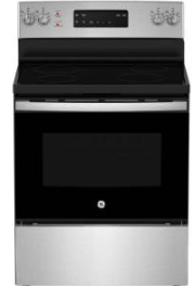 GE Appliances 29.92 Inch 5 cu. ft. Electric Range in Stainless - JCB635STSS