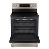 GE 30 Inch Freestanding Electric Range with True Convection and No-Preheat Air Fry, Slate - JCB840ETES