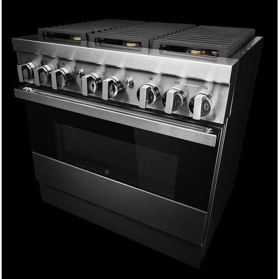 JennAir 36 Inch Smart Dual Fuel Professional Range with 6 Burners - JDRP436HM