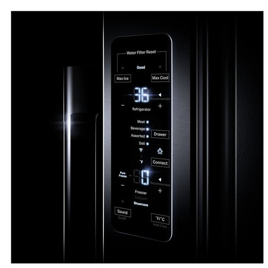 JennAir 36 Inch French Door Refrigerator with 23.8 Cu. Ft. Capacity, Stainless Steel - JFFCC72EHL