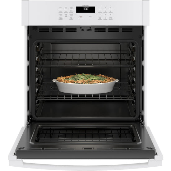 GE 27 Inch Built-In Single Wall Oven, White - JKS3000DNWW