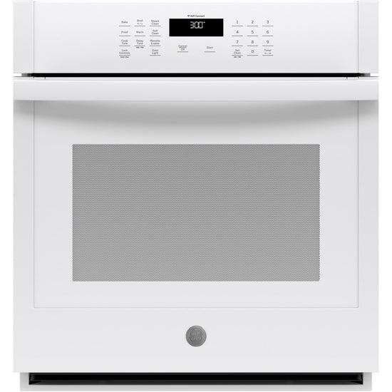 GE 27 Inch Built-In Single Wall Oven, White - JKS3000DNWW