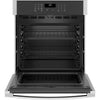 GE 27 in. Smart Single Electric Wall Oven, Stainless Steel - JKS3000SNSS