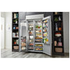 KitchenAid 48 Inch Built-In Side-by-Side Refrigerator, Stainless Steel - KBSD708MSS