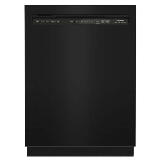 KitchenAid 24 in. Front Control Tall Tub Dishwasher, Black - KDFE204KBL