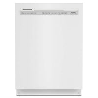KitchenAid 24 Inch Full Console Dishwasher, White - KDFE204KWH